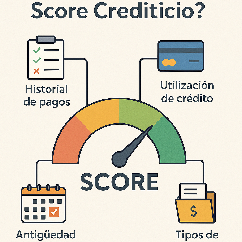 Cómo se compone el score crediticio