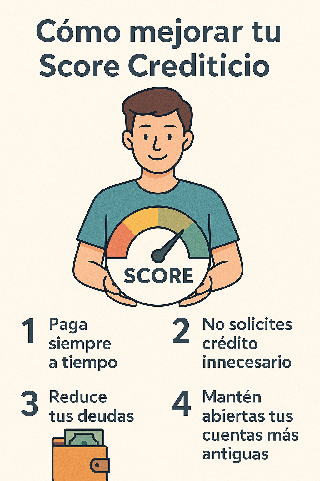 Cómo mejorar tu score crediticio